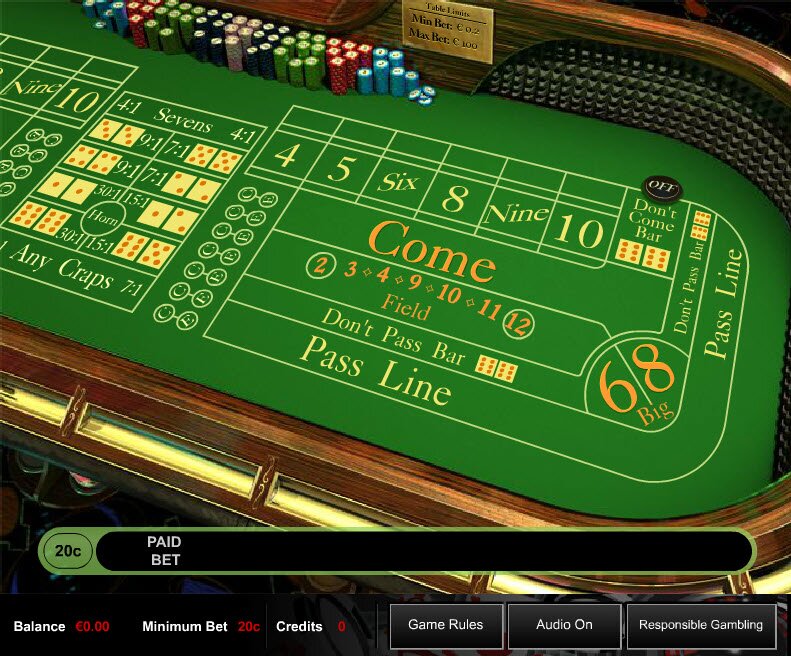 play craps online